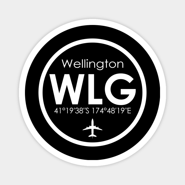 WLG, Wellington International Airport Magnet by Fly Buy Wear